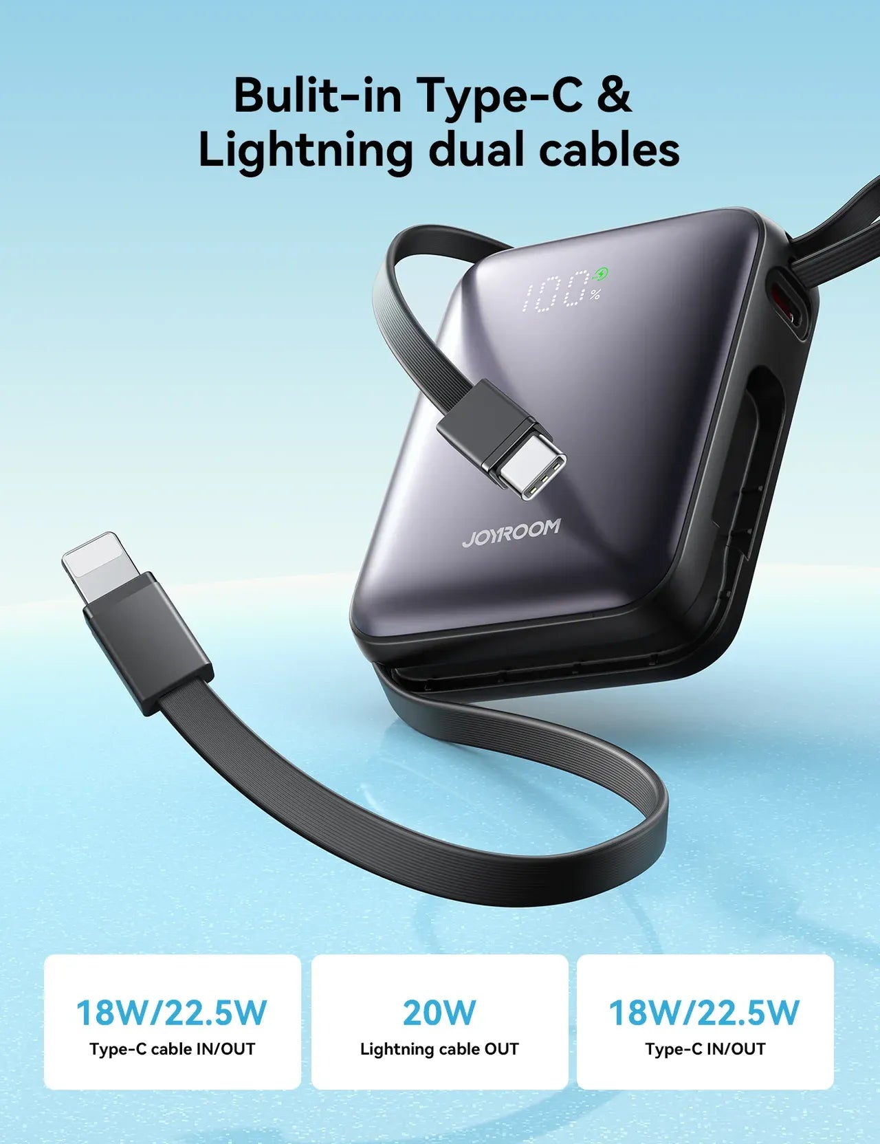 1119535945c0b1354d949db0d71fa224_png_2200x2200q80_png.jpg JOYROOM JR-PBF27 22.5W Mini 10000mAh Power Bank - Image 1