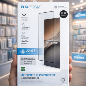 🛡️ KUZOOM Privacy Glass Screen Protector  📱Samsung
