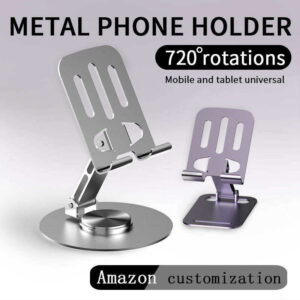 🔥 Hot Selling 360° Rotating Metal Desk Phone Holder 🔥
