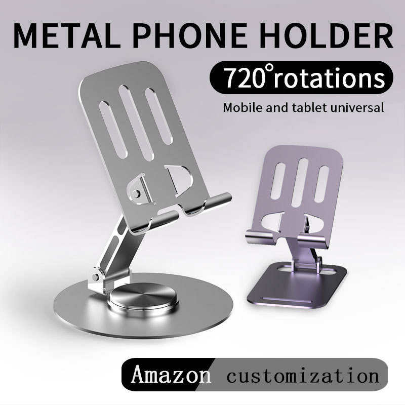 H24cd7bf948134faaa3ca71330265ffc8Z.jpg_960x960q80_1.jpg 🔥 Hot Selling 360° Rotating Metal Desk Phone Holder 🔥 - Image 1